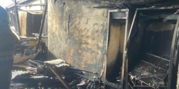 Kaloum : l&rsquo;incendie à l&rsquo;espace katala