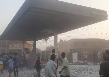 Kindia: Une station-service située au quartier Yéolé, a pris feu…