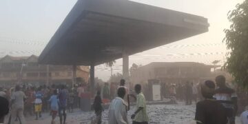 Kindia: Une station-service située au quartier Yéolé, a pris feu…