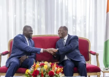 Le Chef de l’État, Alassane Ouattara a eu un entretien avec son homologue guinéen