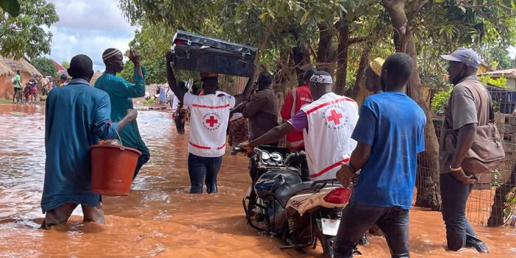 Inondations à Siguiri: plusieurs familles sans abri, la situation sanitaire préoccupante