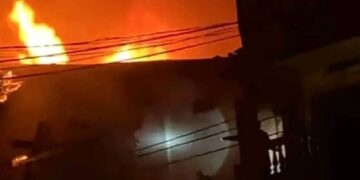 Un incendie s’est déclaré dans la nuit au marché Madina